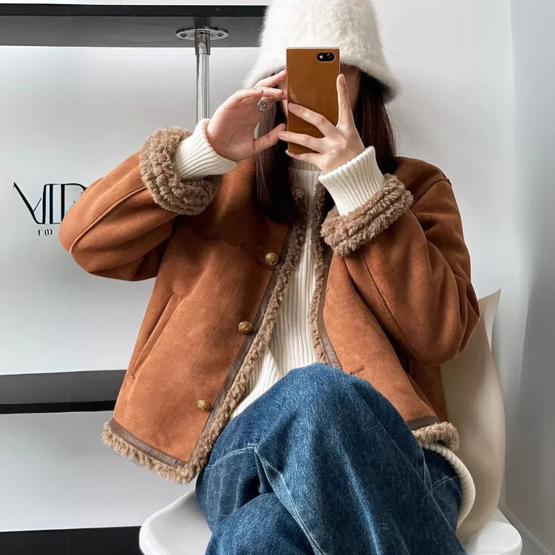 ROSALIE | Giacca in pelle Calore & Stile