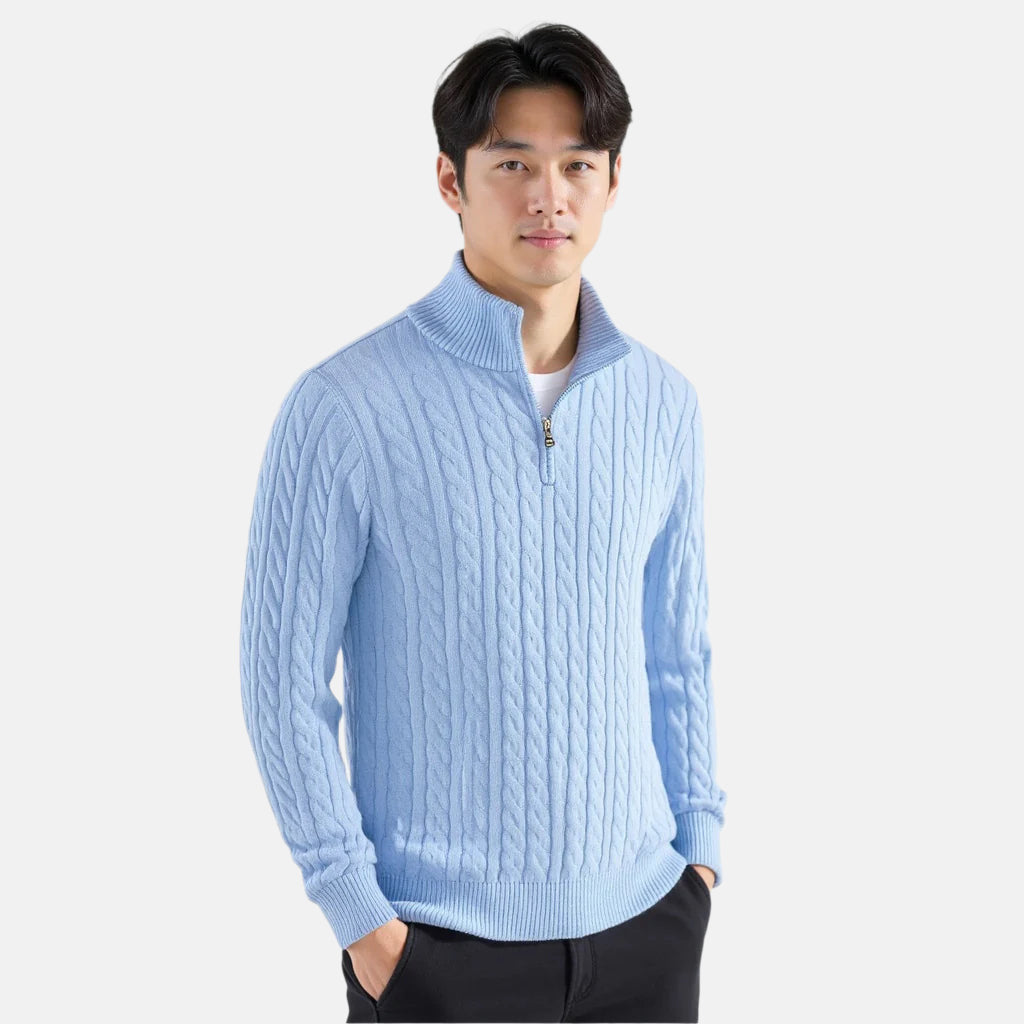 PAOLO | Maglione Mezza Zip Premium