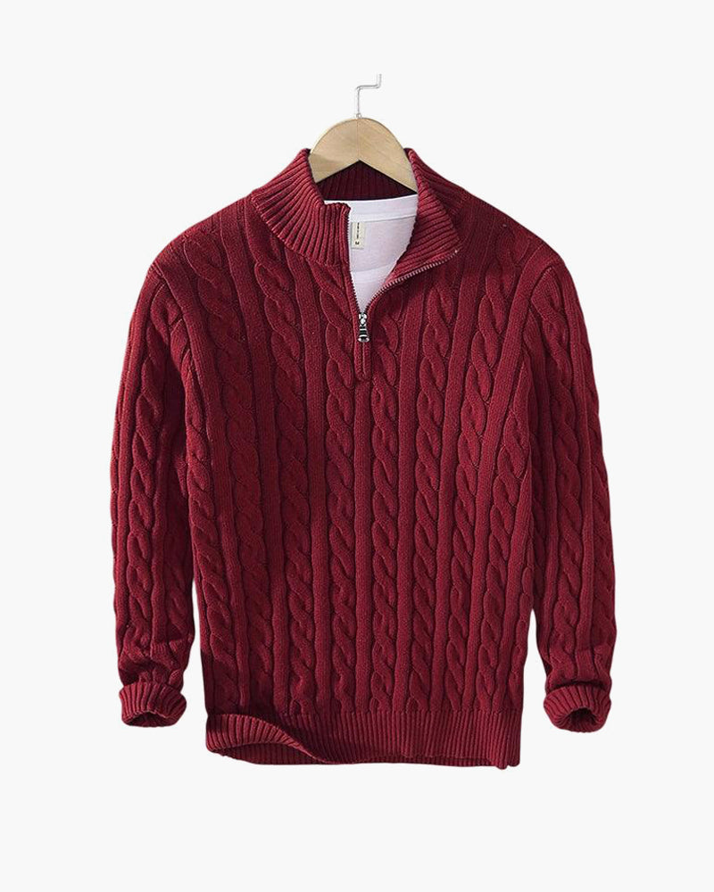 PAOLO | Maglione Mezza Zip Premium