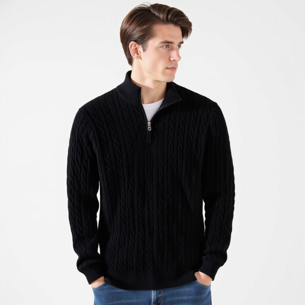PAOLO | Maglione Mezza Zip Premium