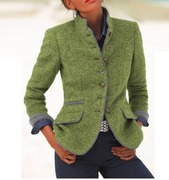 GIULIA | Cardigan Elegante Con Colletto Alto