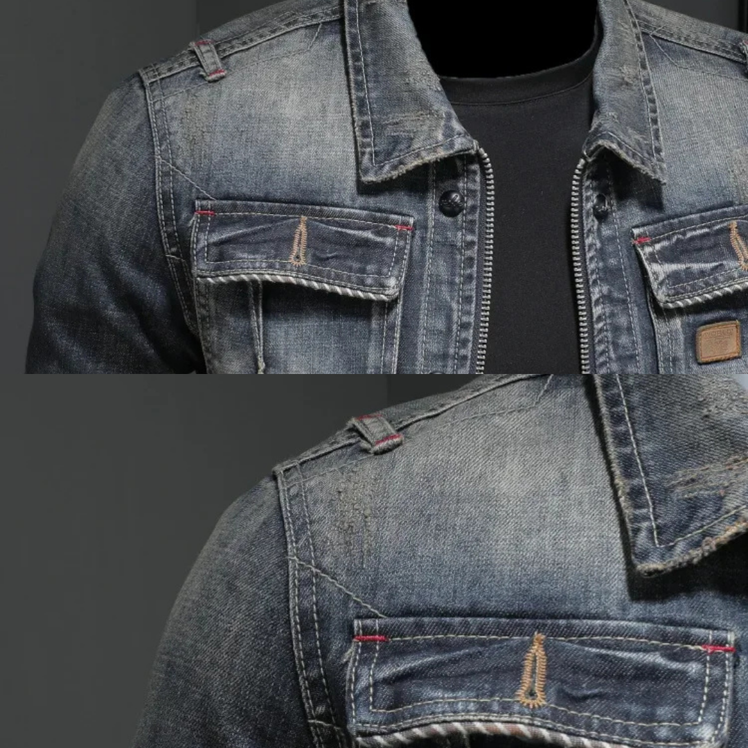 RIVIERA | Giacca Denim Supreme 75% Cotone