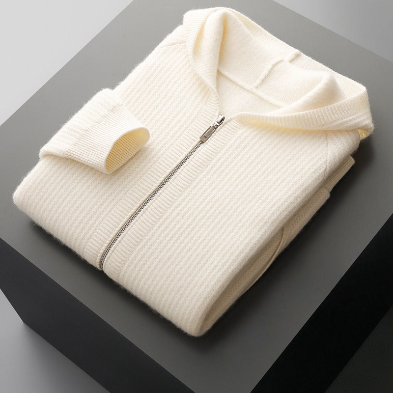 HOODIE IN LANA MERINO