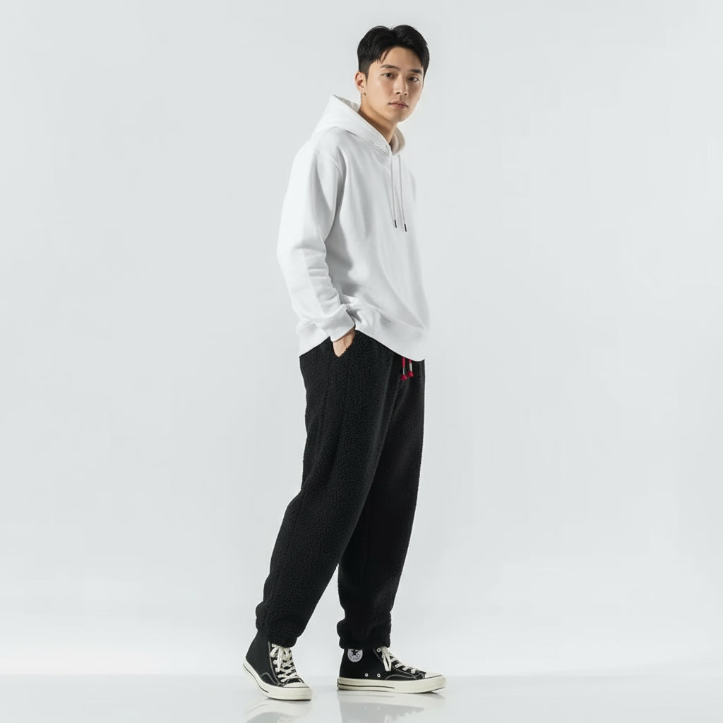 ETHAN | Pantaloni in pile unisex
