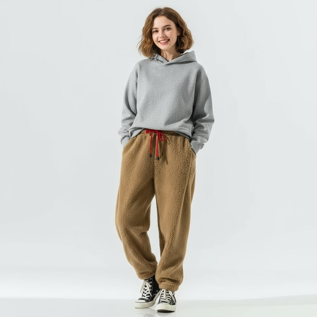ETHAN | Pantaloni in pile unisex