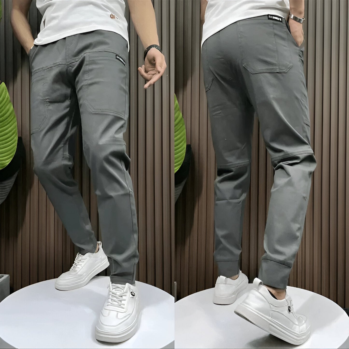 TOMMASO | PANTALONI CARGO PREMIUM ELASTICI