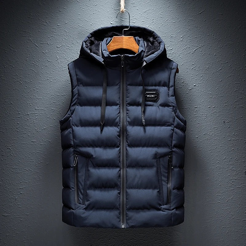ELTON | Gilet in piumino con cappuccio