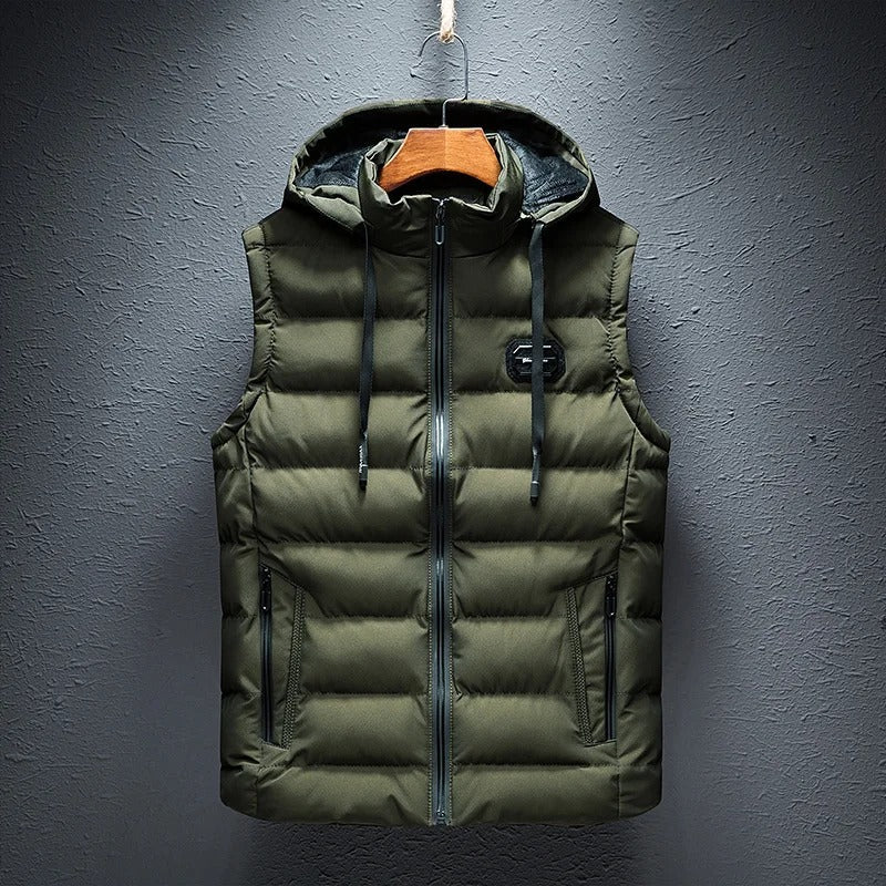 ELTON | Gilet in piumino con cappuccio