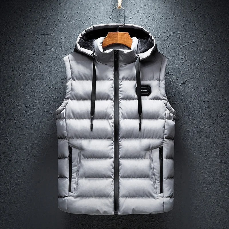 ELTON | Gilet in piumino con cappuccio