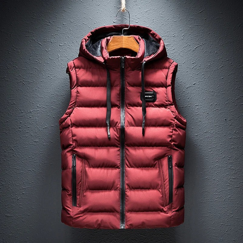 ELTON | Gilet in piumino con cappuccio