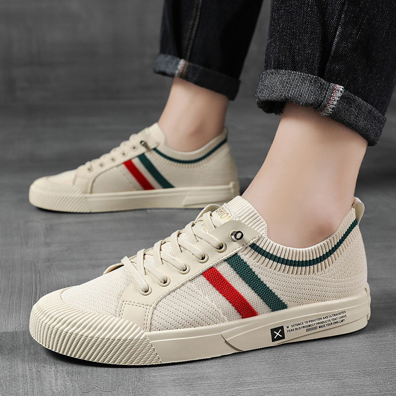Sneaker in Maglia Traspirante con Suola Ammortizzata