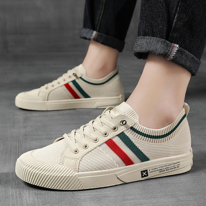 Sneaker in Maglia Traspirante con Suola Ammortizzata
