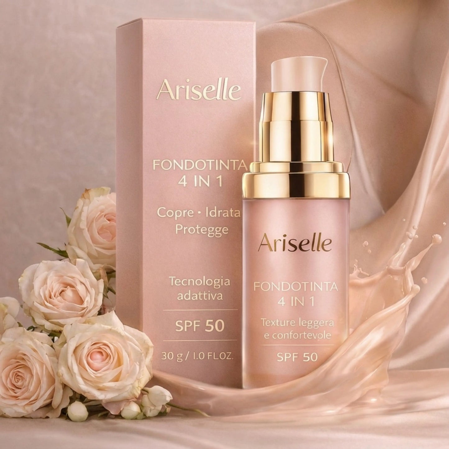 ARISELLE | Fondotinta adattivo 4 in 1 con SPF 50