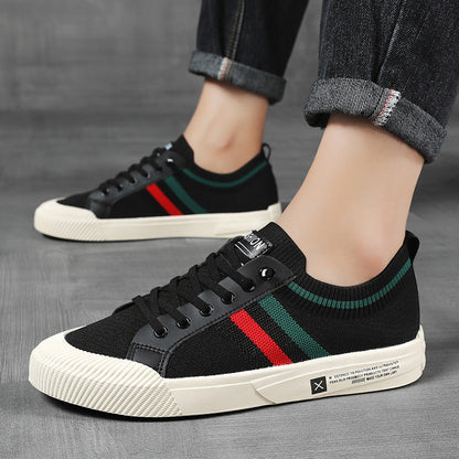 Sneaker in Maglia Traspirante con Suola Ammortizzata