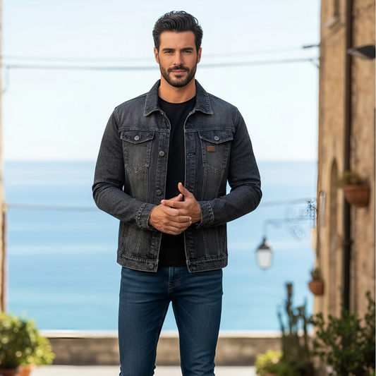 RIVIERA | Giacca Denim Supreme 75% Cotone