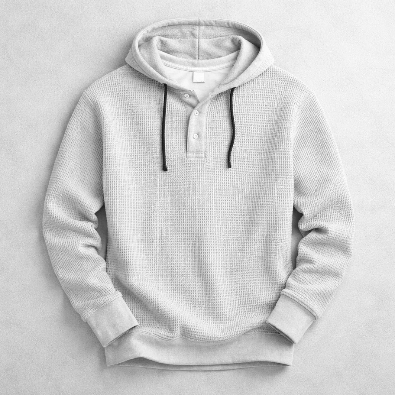 HOODIE BROMLEY IN WAFFLE