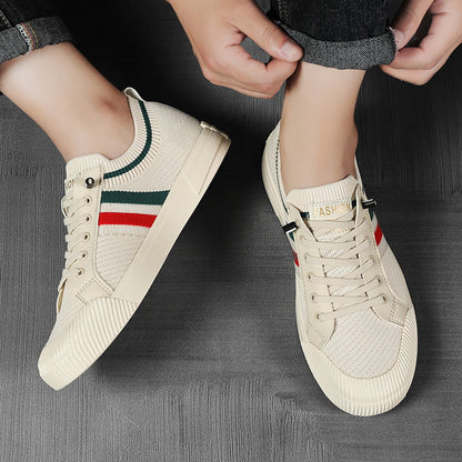 Sneaker in Maglia Traspirante con Suola Ammortizzata