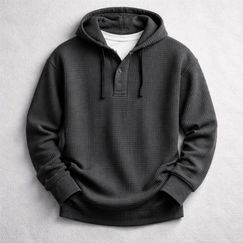 HOODIE BROMLEY IN WAFFLE