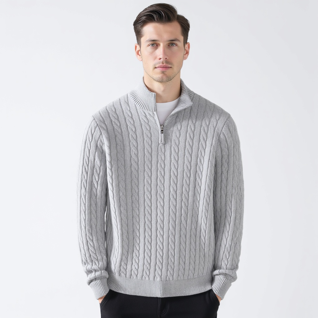 PAOLO | Maglione Mezza Zip Premium