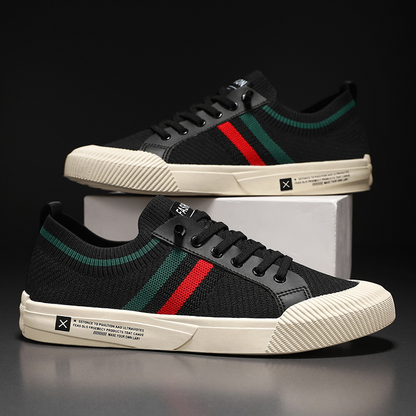 Sneaker in Maglia Traspirante con Suola Ammortizzata