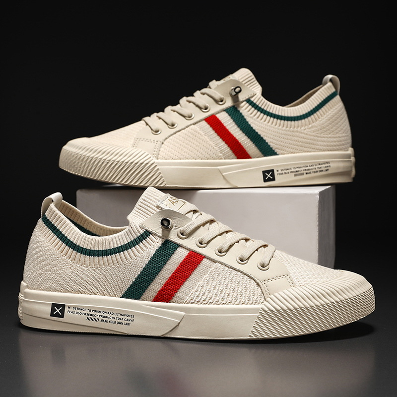 Sneaker in Maglia Traspirante con Suola Ammortizzata