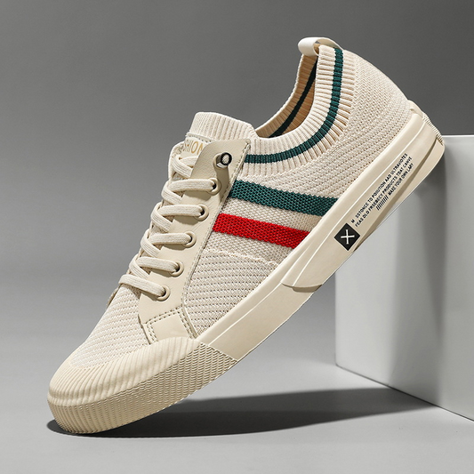 Sneaker in Maglia Traspirante con Suola Ammortizzata