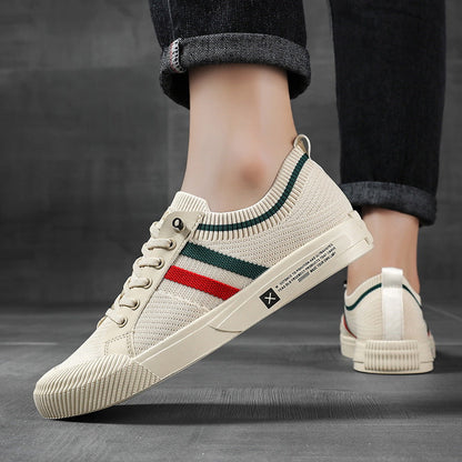 Sneaker in Maglia Traspirante con Suola Ammortizzata