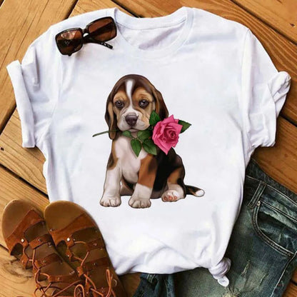 T-Shirt Bulldog Francese | Stampa Divertente da Donna