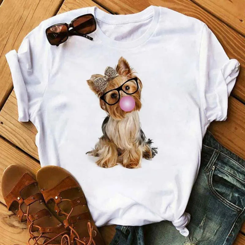 T-Shirt Bulldog Francese | Stampa Divertente da Donna