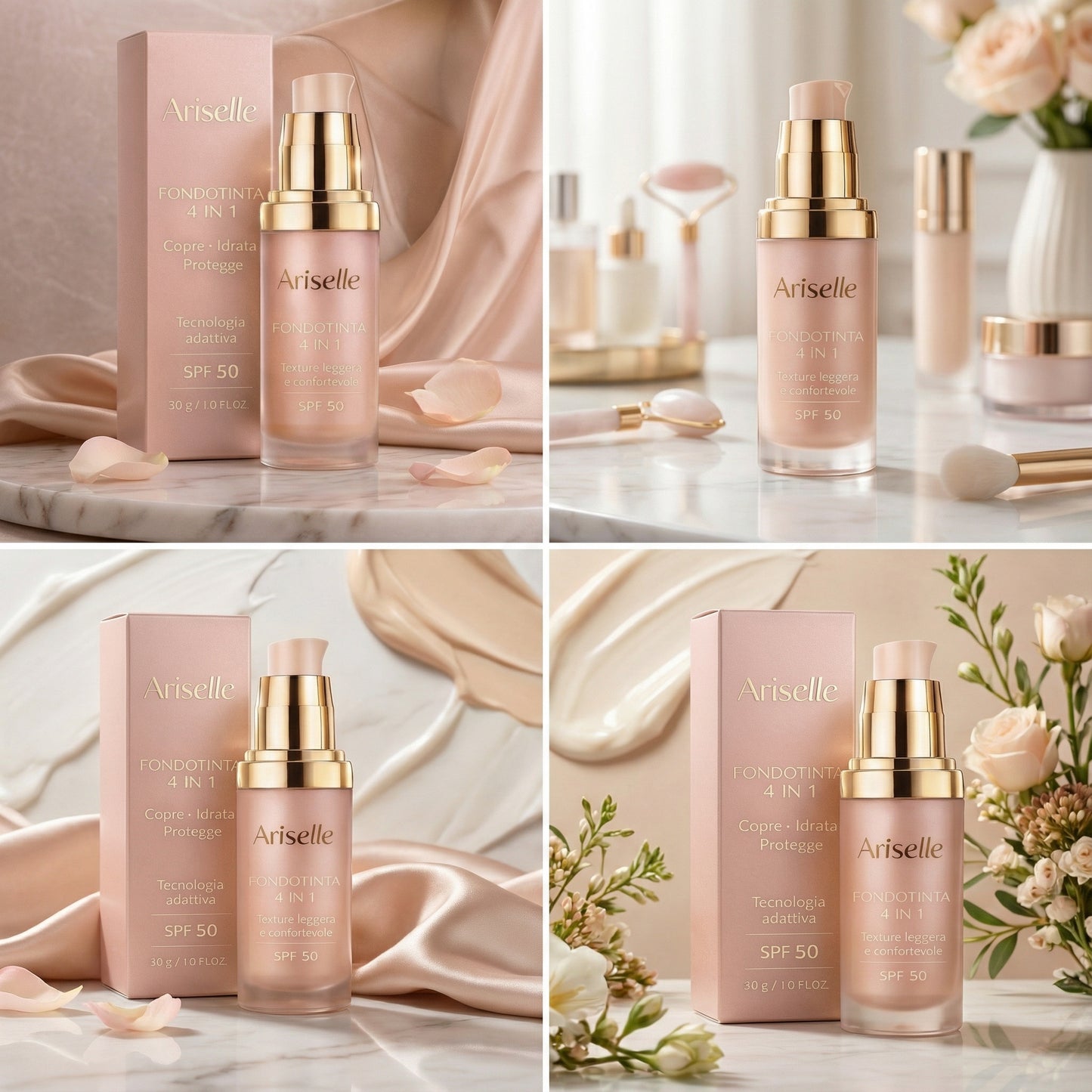ARISELLE | Fondotinta adattivo 4 in 1 con SPF 50