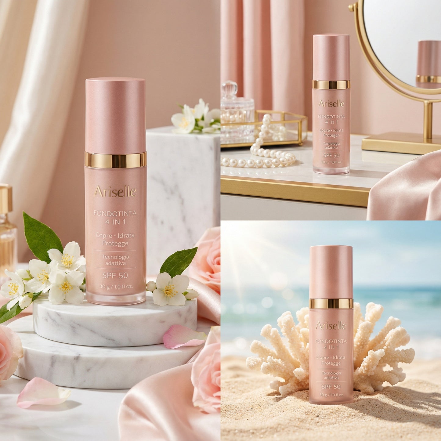 ARISELLE | Fondotinta adattivo 4 in 1 con SPF 50