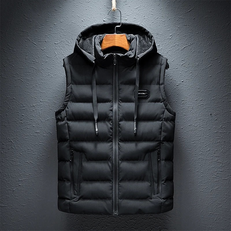 ELTON | Gilet in piumino con cappuccio