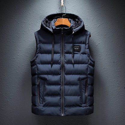 ELTON | Gilet in piumino con cappuccio